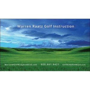 Business Card For Golf Professional Web Design By Trishah